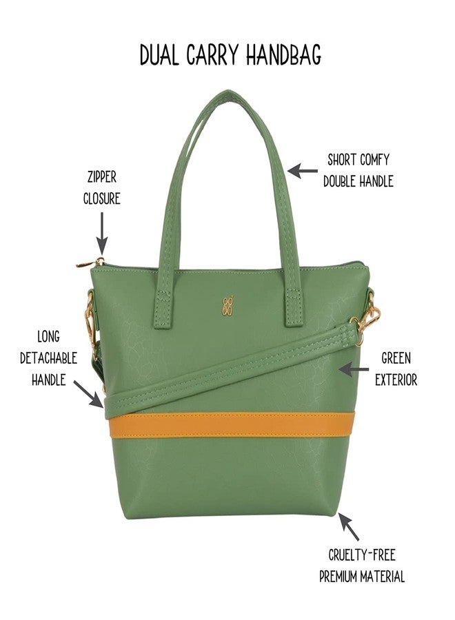 Baggit Women's Green Medium Size Tote Bag - Image 2